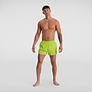 Bañador corto ajustado de 33 cm para hombre, verde