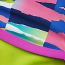 Top con incrocio sulla schiena Rainbow Ripple Bianco/Blu