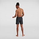 Men's Check Leisure 16" Swimshort Black/Grey
