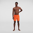 Men's Prime Leisure 16" Swim Short Orange