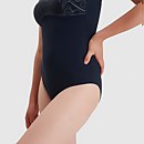 Women's Contourlustre Printed Swimsuit Navy/Grey
