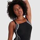Women's Crystallux Printed Swimsuit Black/White