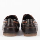 Barbour Men's Capstan Leather Boat Shoes - Dark Brown