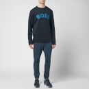 BOSS Athleisure Men's Salbo Iconic Sweatshirt - Dark Blue - S