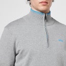 BOSS Athleisure Men's Zitom Half-Zip Sweatshirt - Light Pastel Grey - S