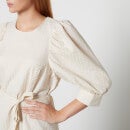 Baum Und Pferdgarten Women's Alya Dress - White Crème Stripe - EU 36/UK 8