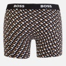BOSS Bodywear Men's 2-Pack Print Boxer Briefs - Black - S