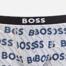BOSS Bodywear Men's Print 24 Trunks - Silver - S