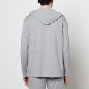 BOSS Bodywear Men's Identity Hooded Long Sleeve Top - Medium Grey - M