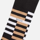 BOSS Bodywear Men's 2-Pack Stripe Socks - Medium Beige