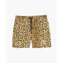 Men's Leopard Print Swimshorts - Yellow