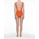 Les Girls Les Boys Lace Up Swimsuit Orange - XL