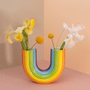 DOIY Rainbow Ceramic Vase