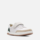 Clarks Toddler Fawn Hero Trainers - White/Green - UK 4.5 Toddler