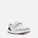 Clarks Kids' Fawn Hero Trainers - White/Green