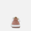 Clarks Toddler Fawn Hero Trainers - White/Pink