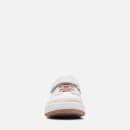 Clarks Older Kids' Fawn Her Trainers - White/Pink - UK 13 Kids