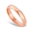 Clogau 4mm Windsor Wedding Ring - Rose Gold
