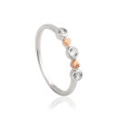 Clogau Tree of Life Clover Ring - Sterling Silver/Gold
