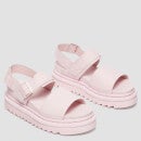 Dr. Martens Women's Voss Mono Leather Double Strap Sandals - Chalk Pink - UK 3
