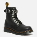 Dr. Martens Women's 1460 Pascal Chain Leather 8-Eye Boots - Black - UK 3
