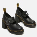 Dr. Martens Women's Lottee Leather Heeled Mary-Jane Shoes - Black