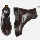 Dr. Martens Women's Jadon Smooth Leather 8-Eye Boots - Burgundy - UK 3