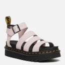 Dr. Martens Women's Blaire Leather Sandals - Chalk Pink - UK 3