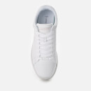 Lacoste Women's Carnaby Evo 0722 1 Leather Cupsole Trainers - White/Light Pink - UK 3