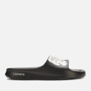 Lacoste Women's Croco 2.0 0721 1 Slide Sandals - Black/White - UK 3
