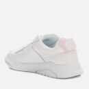 Lacoste Women's Game Advance 0722 1 Nubuck Tennis Style Trainers - White/Light Pink - UK 3