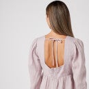Ganni Women's Hemp Dress - Light Lilac - EU 34/UK 6