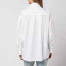 Ganni Women's Cotton Poplin Shirt - Bright White - EU 34/UK 6