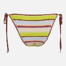 Ganni Women's Crochet Swimwear Bottoms - Multicolour - EU 34/UK 6