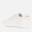 Coach Men's Lowline Leather Low Top Trainers - Optic White - UK 7.5