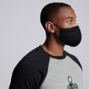 Triple Layered, Anti-Bacterial, Reusable Face Mask - Black