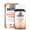 Vitamin D3 5,000 IU & Chelated Zinc – 30 Tablets