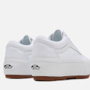 Vans Women's Canvas Old Skool Stacked Trainers - True White