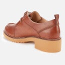  Clarks Eden Mid Lace Brogues - Dark Tan leather - UK 3