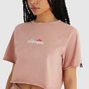 Bauchfreies T-Shirt Celesi Pink für Damen