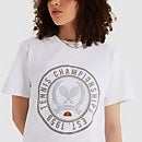 T-Shirt Strass Weiß für Damen