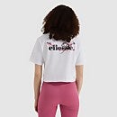 Women's Claudine Cropped Tee White