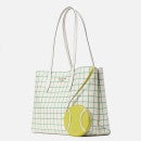 Kate Spade New York Women's All Day Tennis Large Tote Bag - Parchment Multi