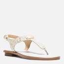 MICHAEL Michael Kors Women's MK Plate Toe-Post Sandals - Vanilla - UK 4