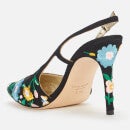 Kate Spade New York Women's Valerie Sling Back Court Shoes - Black Garden Floral - UK 3
