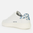Kate Spade New York Women's Lift Leather Flatform Trainers - Optic White/Blue Floral - UK 4