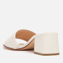 Kate Spade New York Women's Emmie Mid Leather Heeled Mules - Parchment
