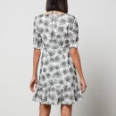 MICHAEL Michael Kors Women's Lawn Emb Mini Dress - Black/White - UK 6