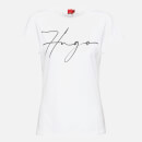 HUGO Women's The Slim T-Shirt 17 - White - XS