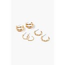 Twisted Hoop Earring Set